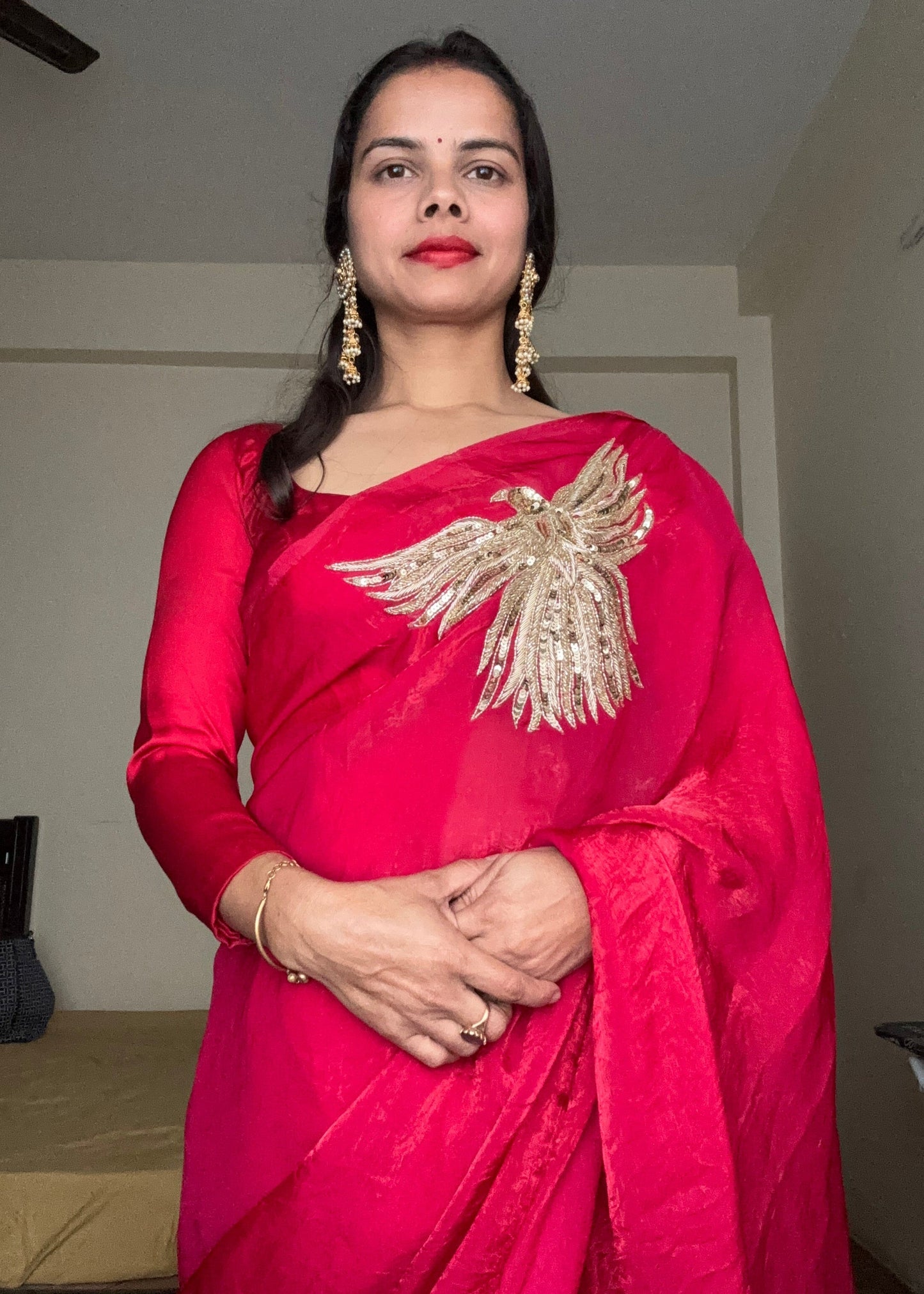 Be My Falcon Handwork Saree