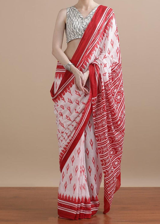 Pujjo Mul Cotton Saree