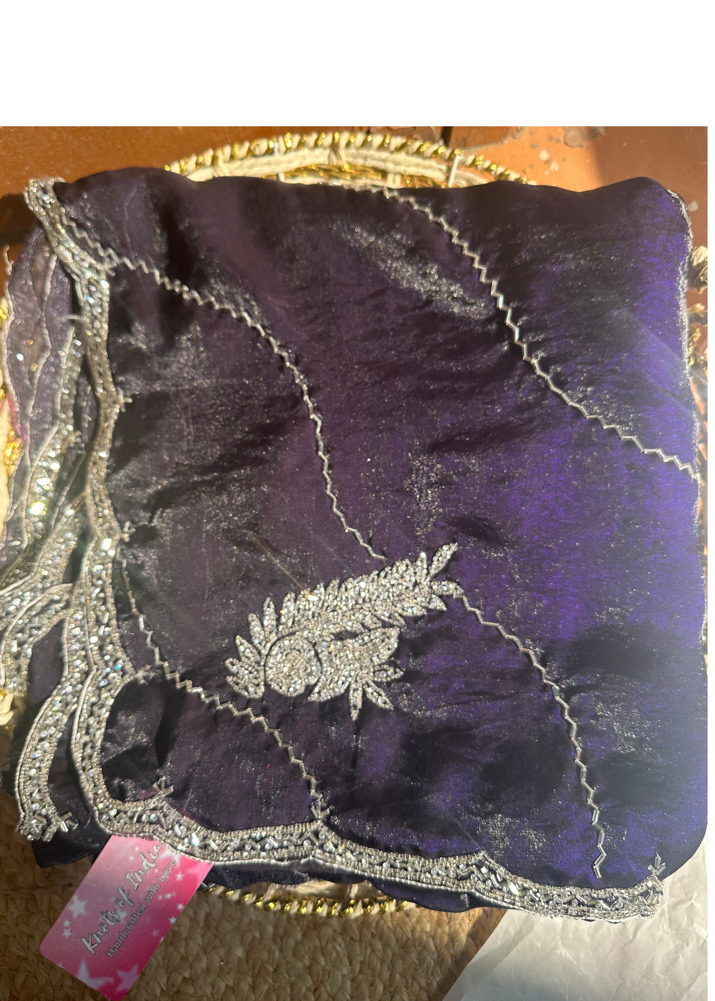 Banno Zardozi Saree