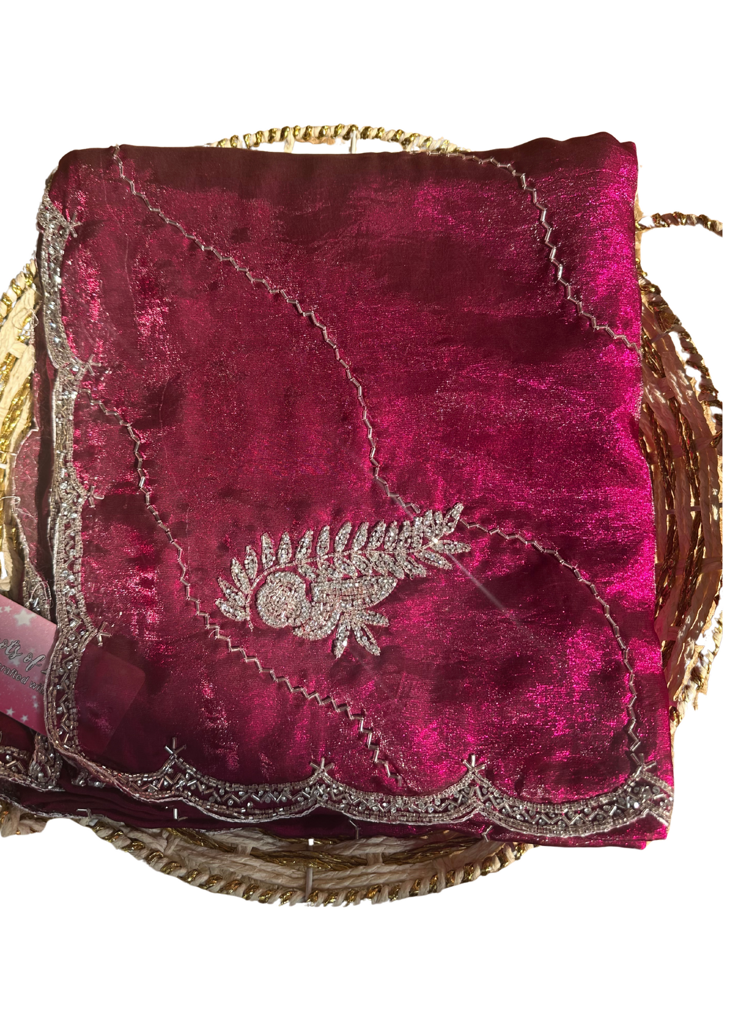 Banno Zardozi Saree