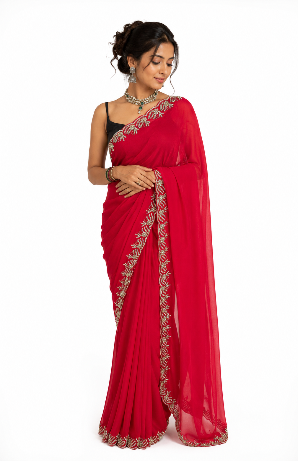 Luxe Heavy Handwork Saree
