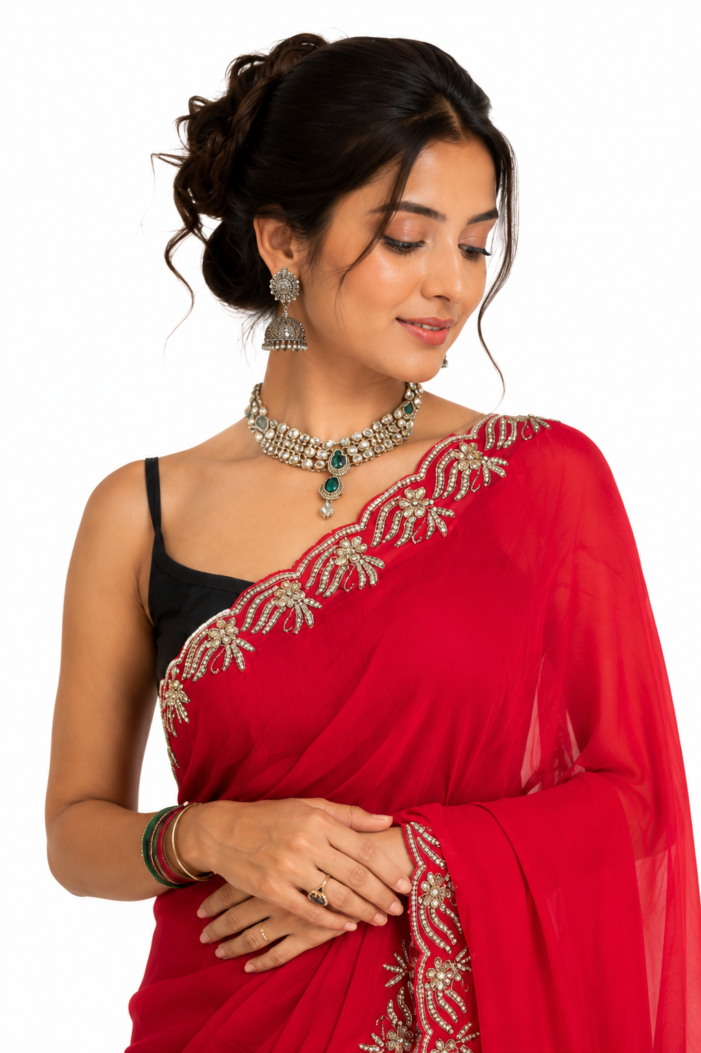 Luxe Heavy Handwork Saree