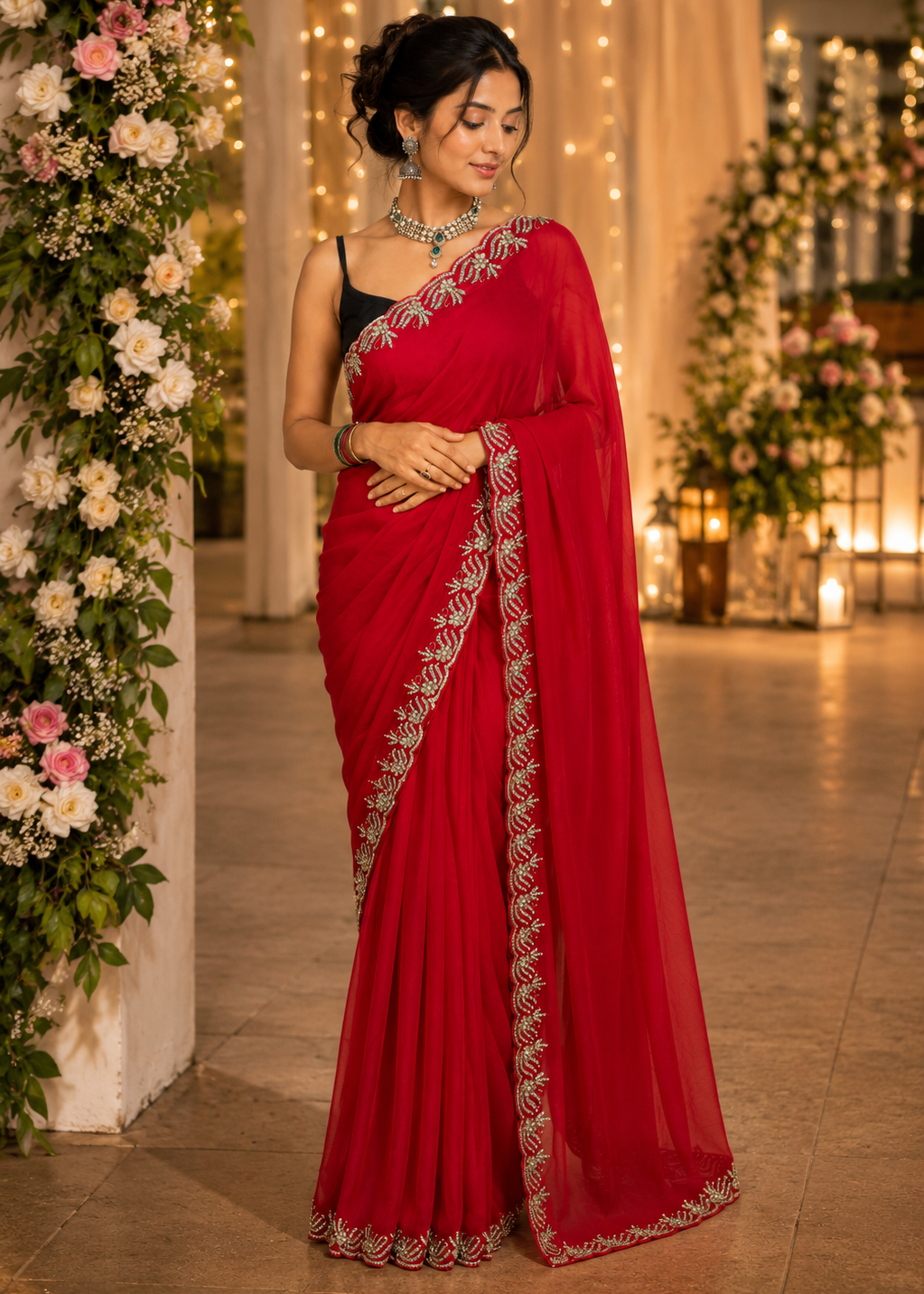 Luxe Heavy Handwork Saree