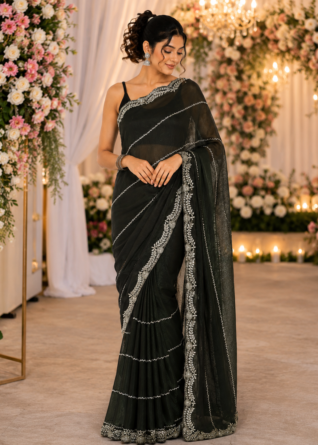 Glam & Shine Party Wear Saree