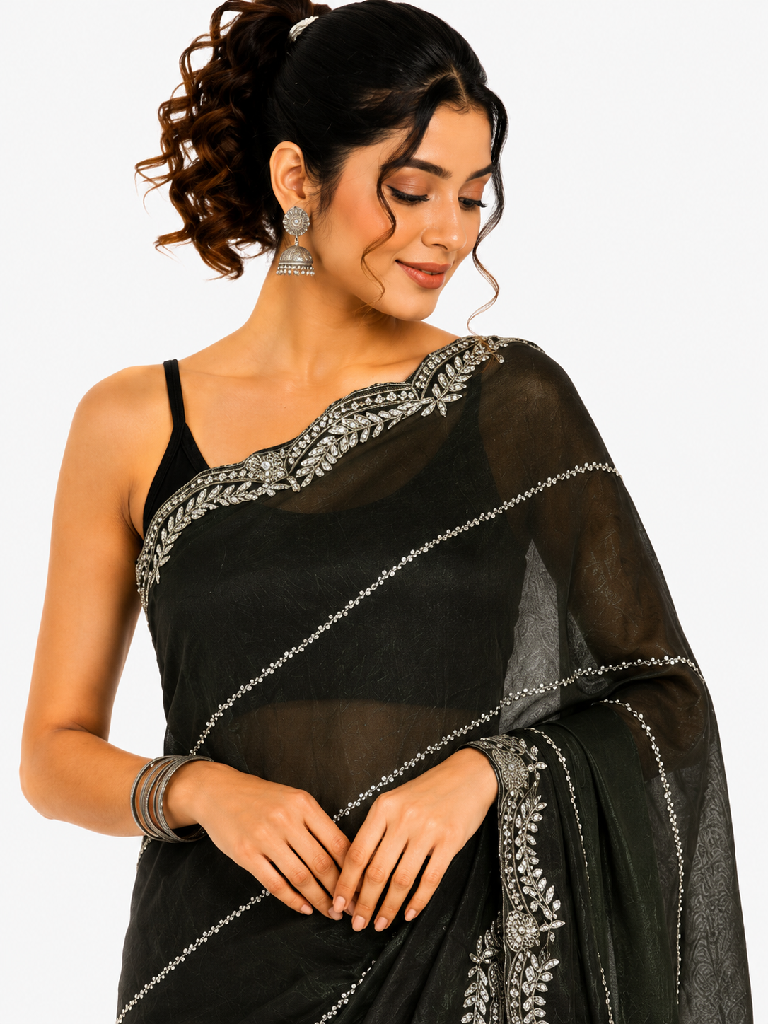 Glam & Shine Party Wear Saree
