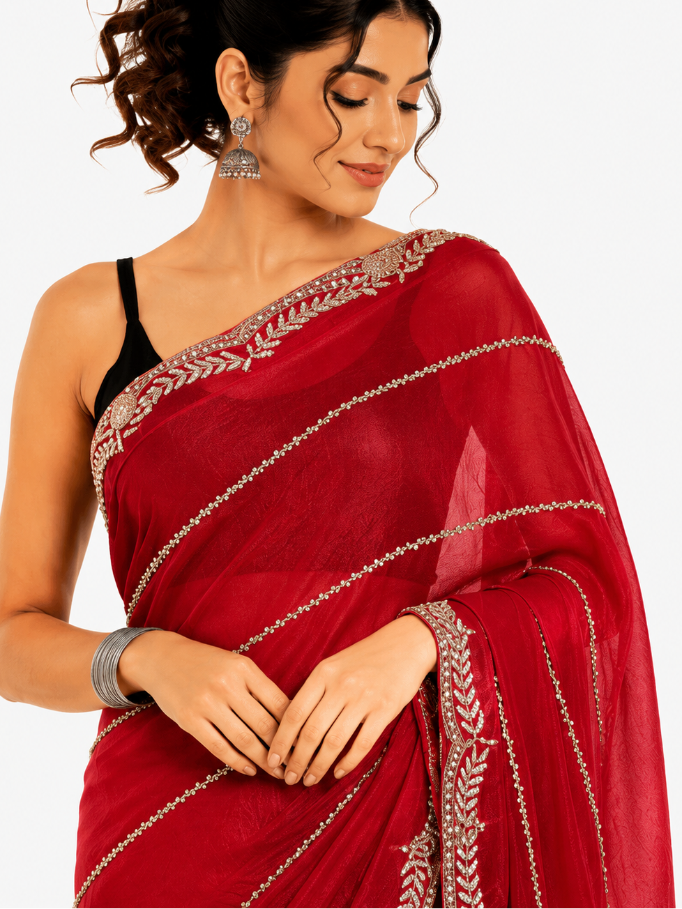 Glam & Shine Party Wear Saree