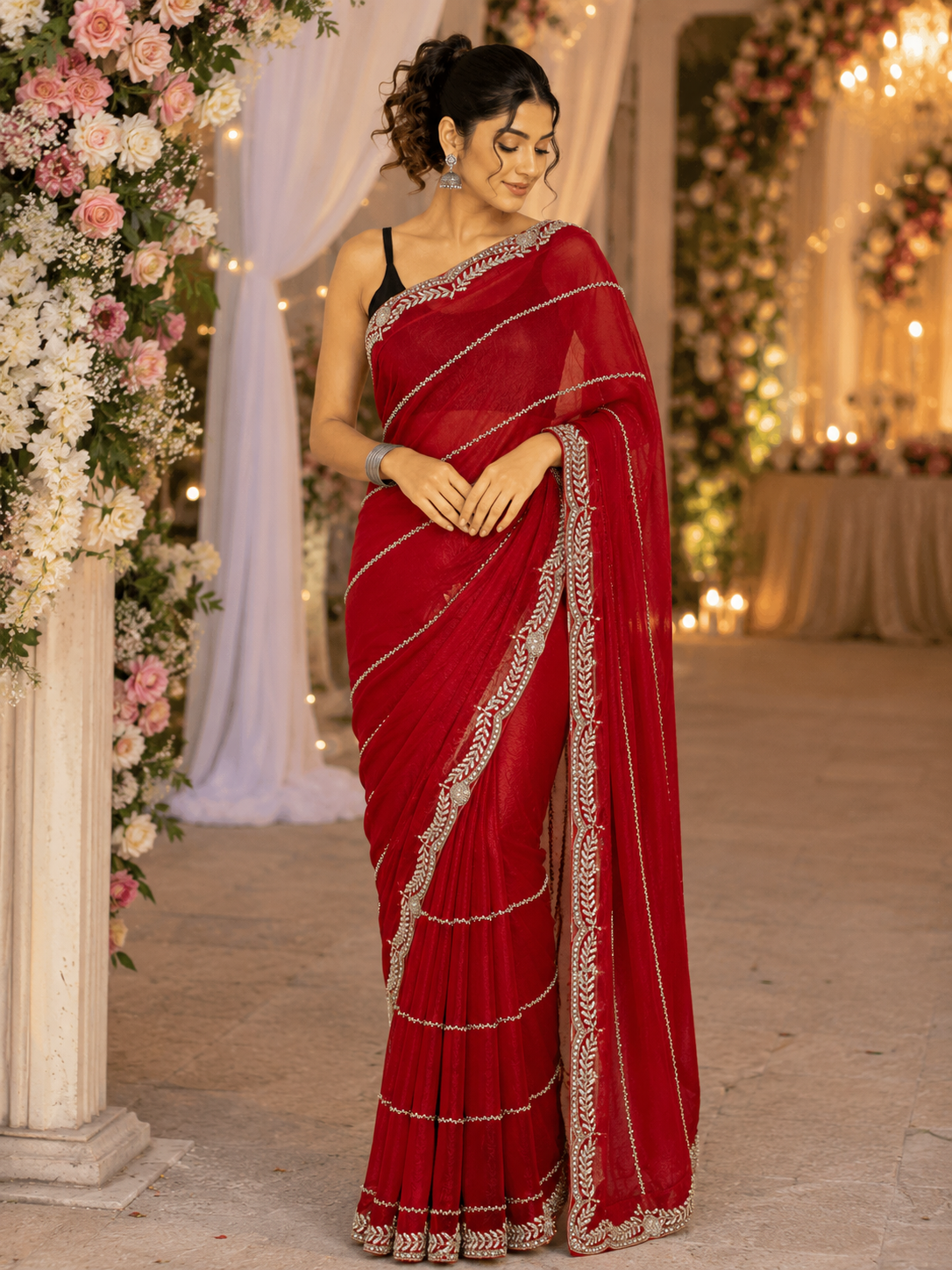 Glam & Shine Party Wear Saree