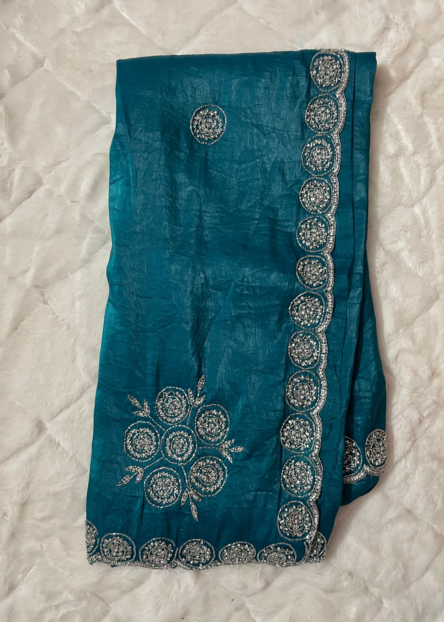 Blue Shahana Party Wear Saree