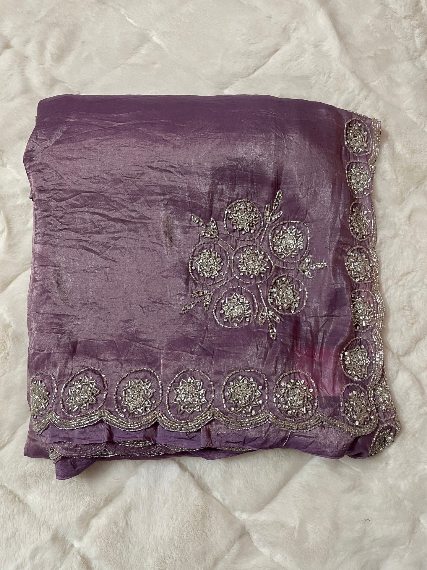 Lavender Shahana Party Wear Saree