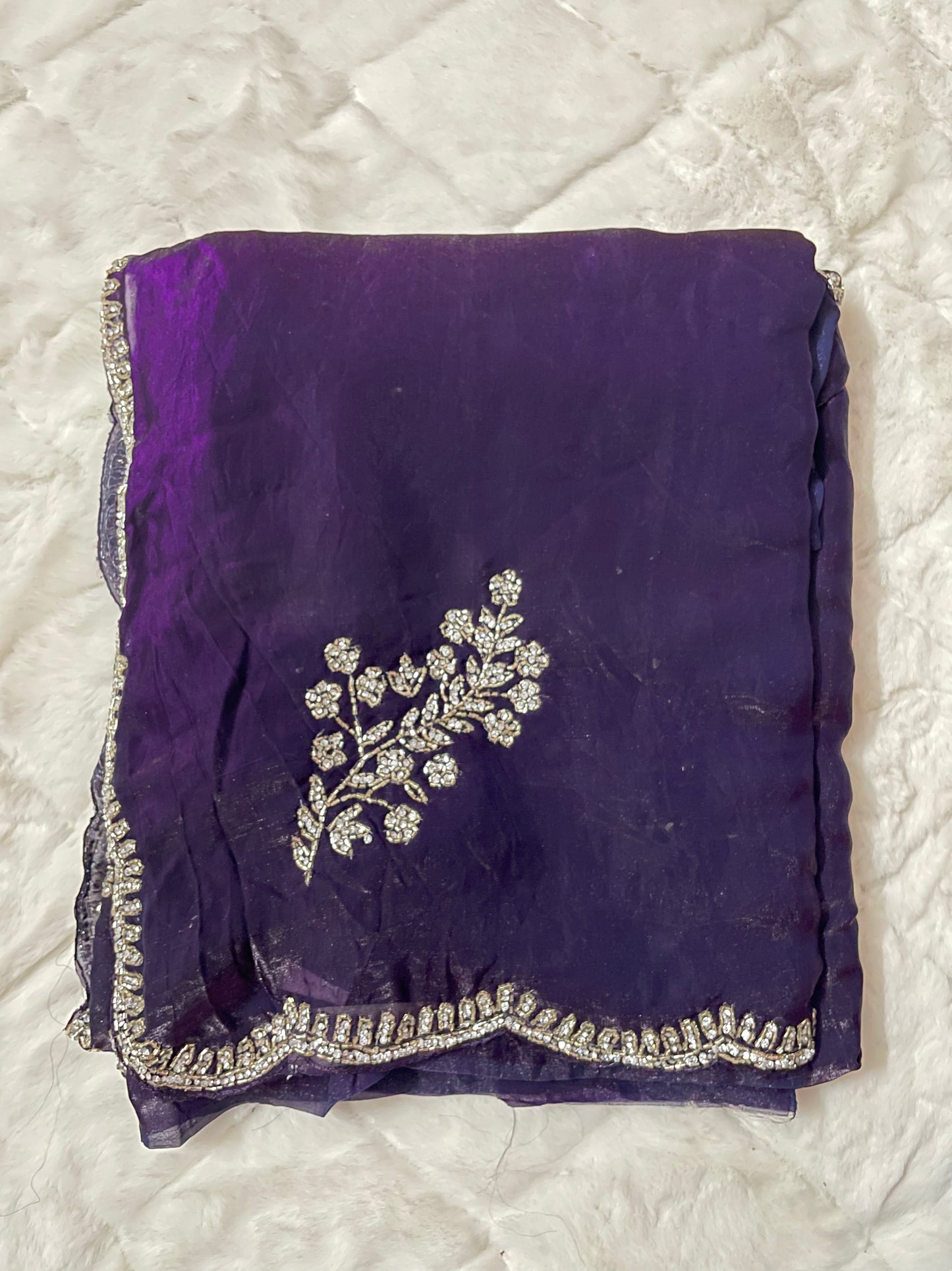Purple Drape & Dazzle Party Wear Saree