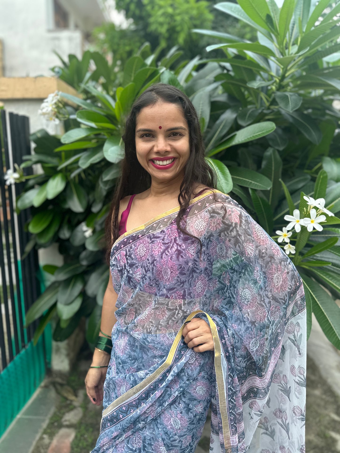Florina Flowy Chiffon Saree