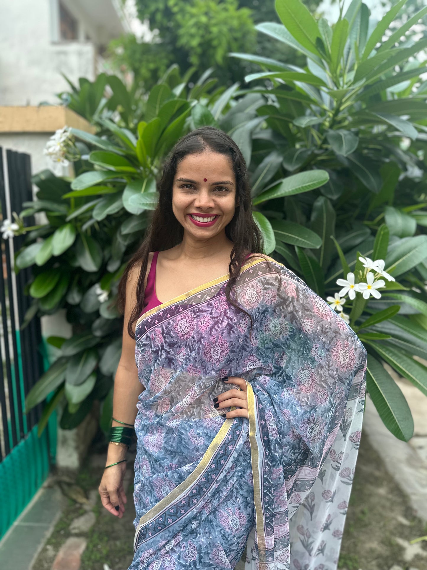 Florina Flowy Chiffon Saree