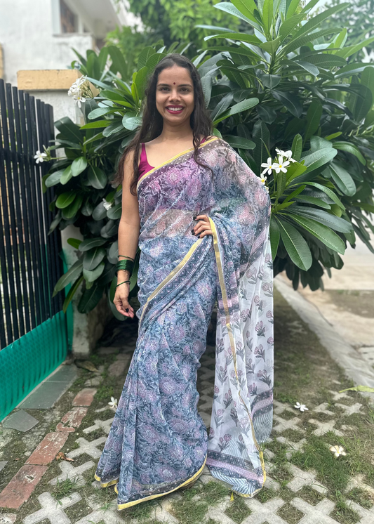 Florina Flowy Chiffon Saree