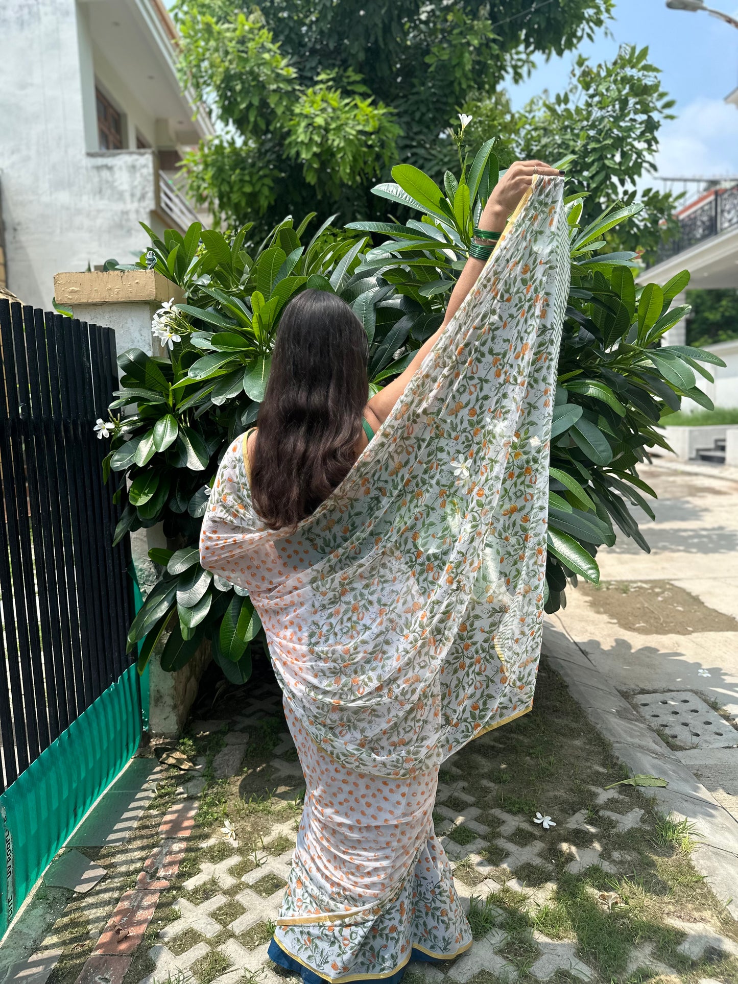 Petalia Flowy Chiffon Saree