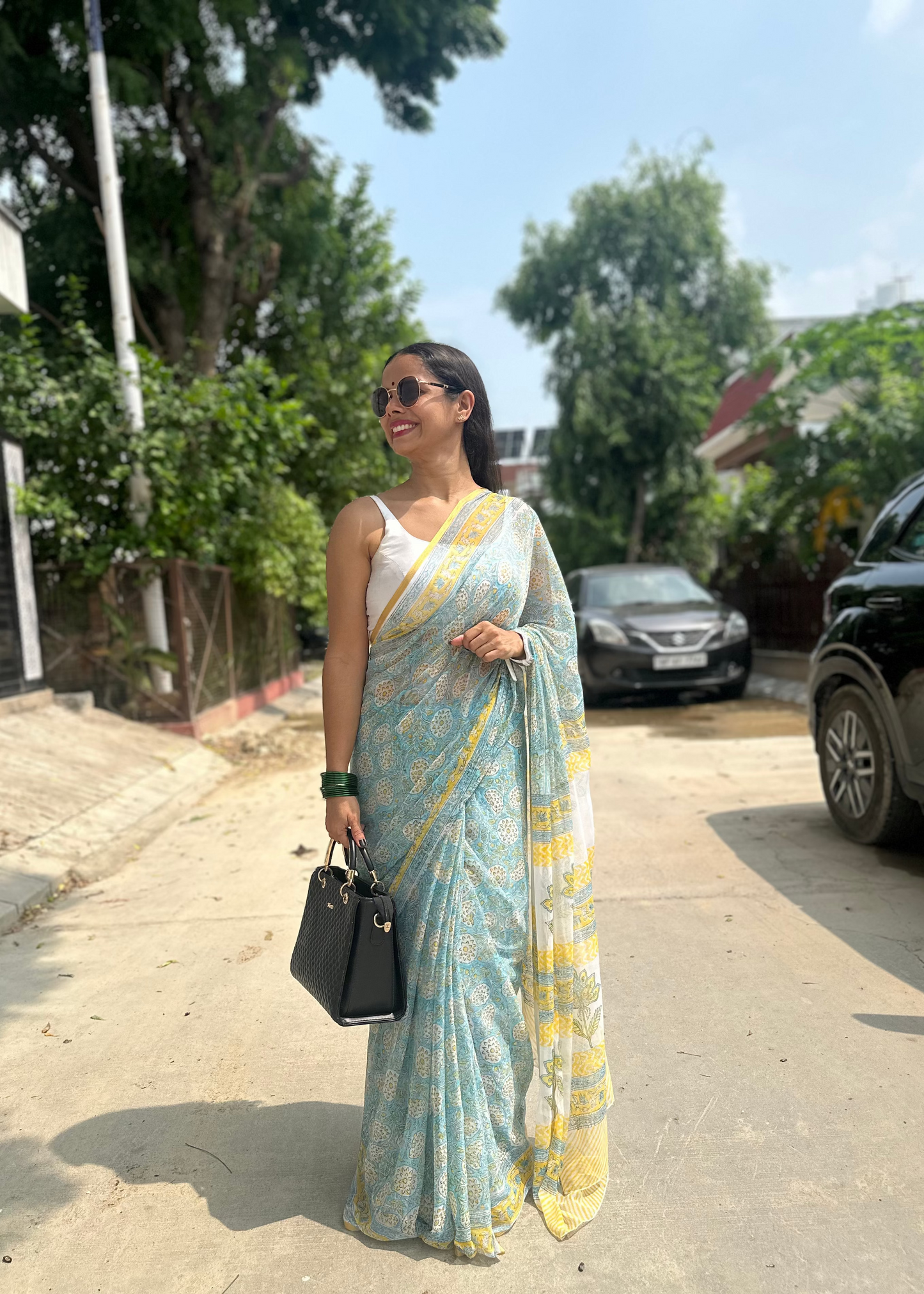 Bloom Flowy Chiffon Saree