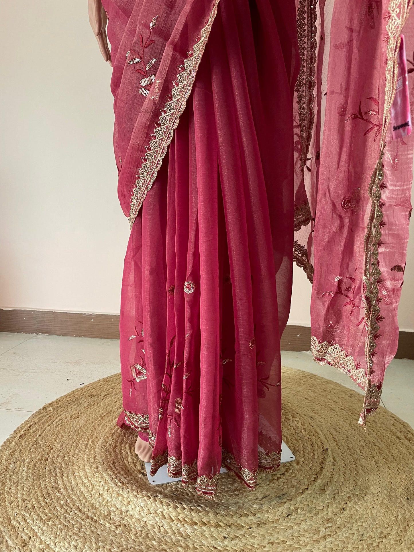 Peach Magic Charm Lightweight Saree