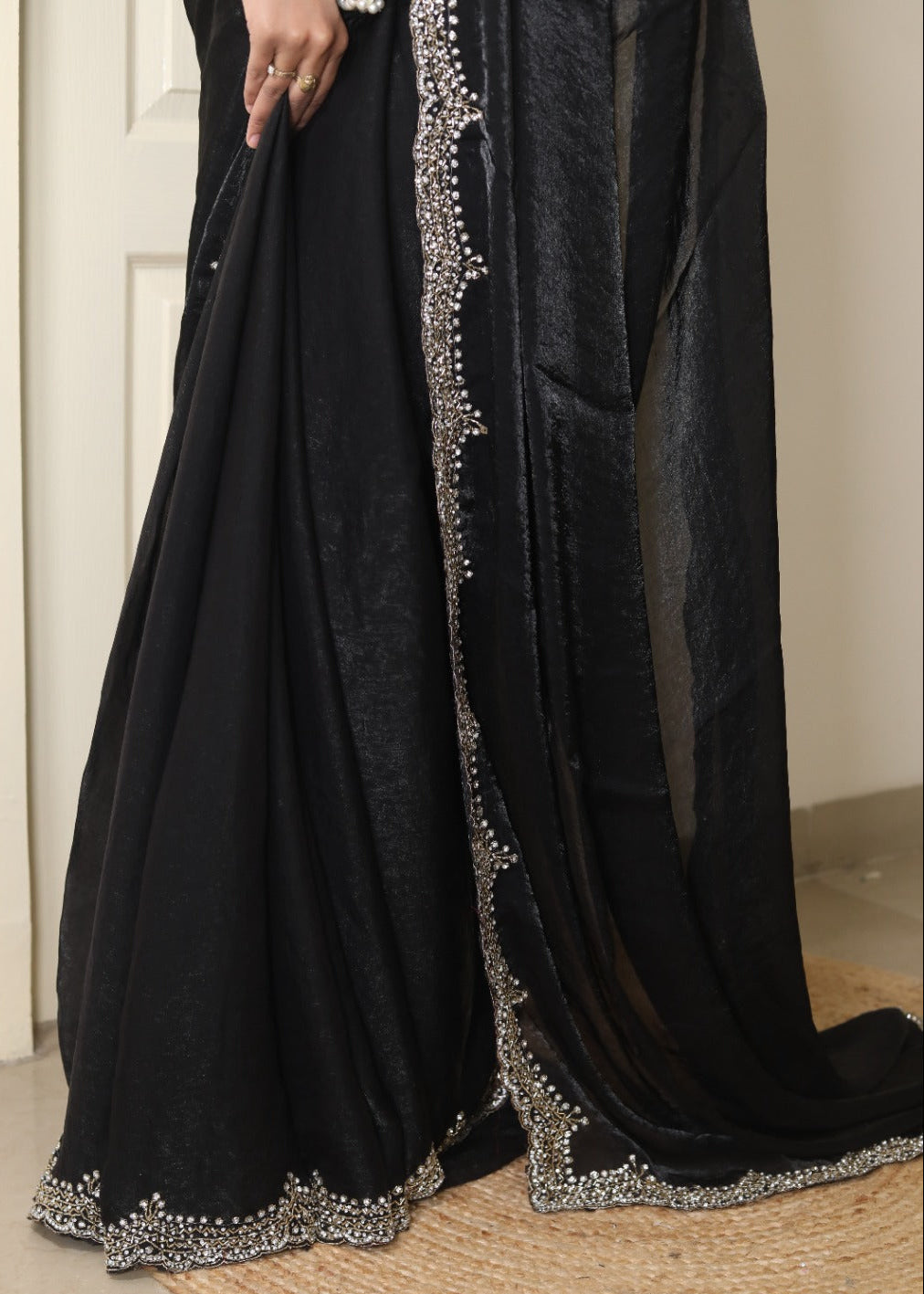 Black Mandira Cocktail Saree
